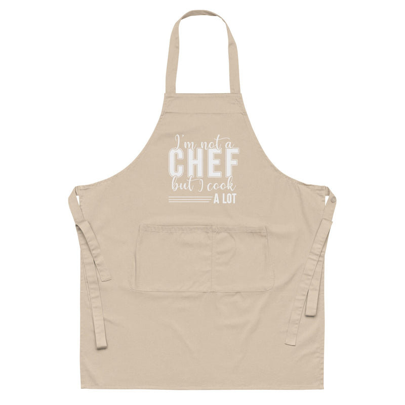 I'm Not a Chef But I Cook A Lot Two Pocket Apron Lifestyle By Suncera