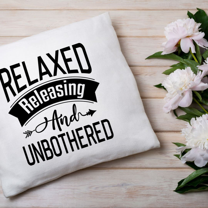 Relaxed Releasing and Unbothered Premium Pillow Lifestyle by Suncera