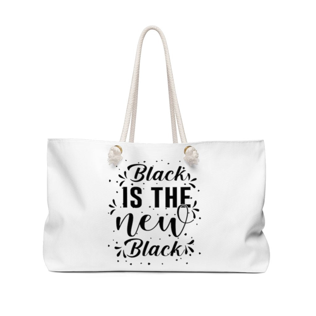 Black Is New Black Weekender Bag Lifestyle by Suncera