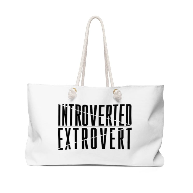 Introverted Extrovert Weekender Bag Lifestyle by Suncera