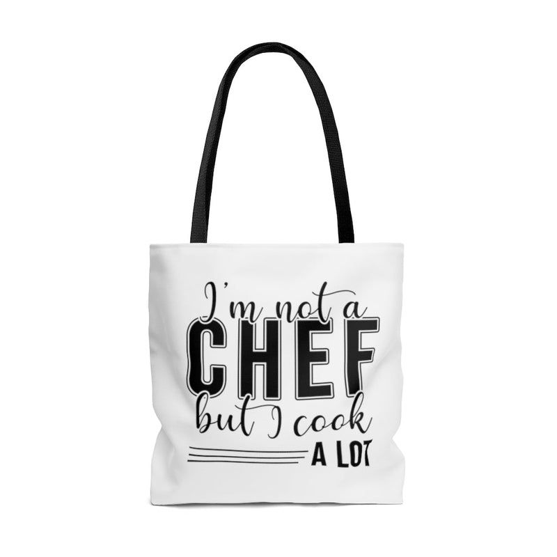 I'm Not A Chef But I Cook A Lot Tote Bag Lifestyle by Suncera