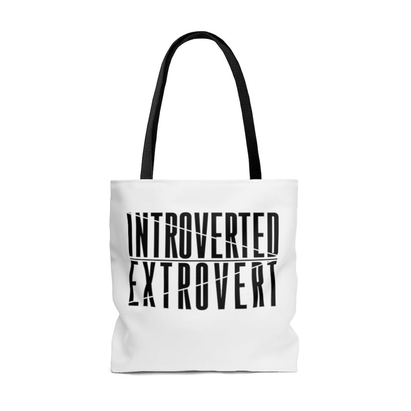 Introverted Extrovert Tote Bag Lifestyle by Suncera