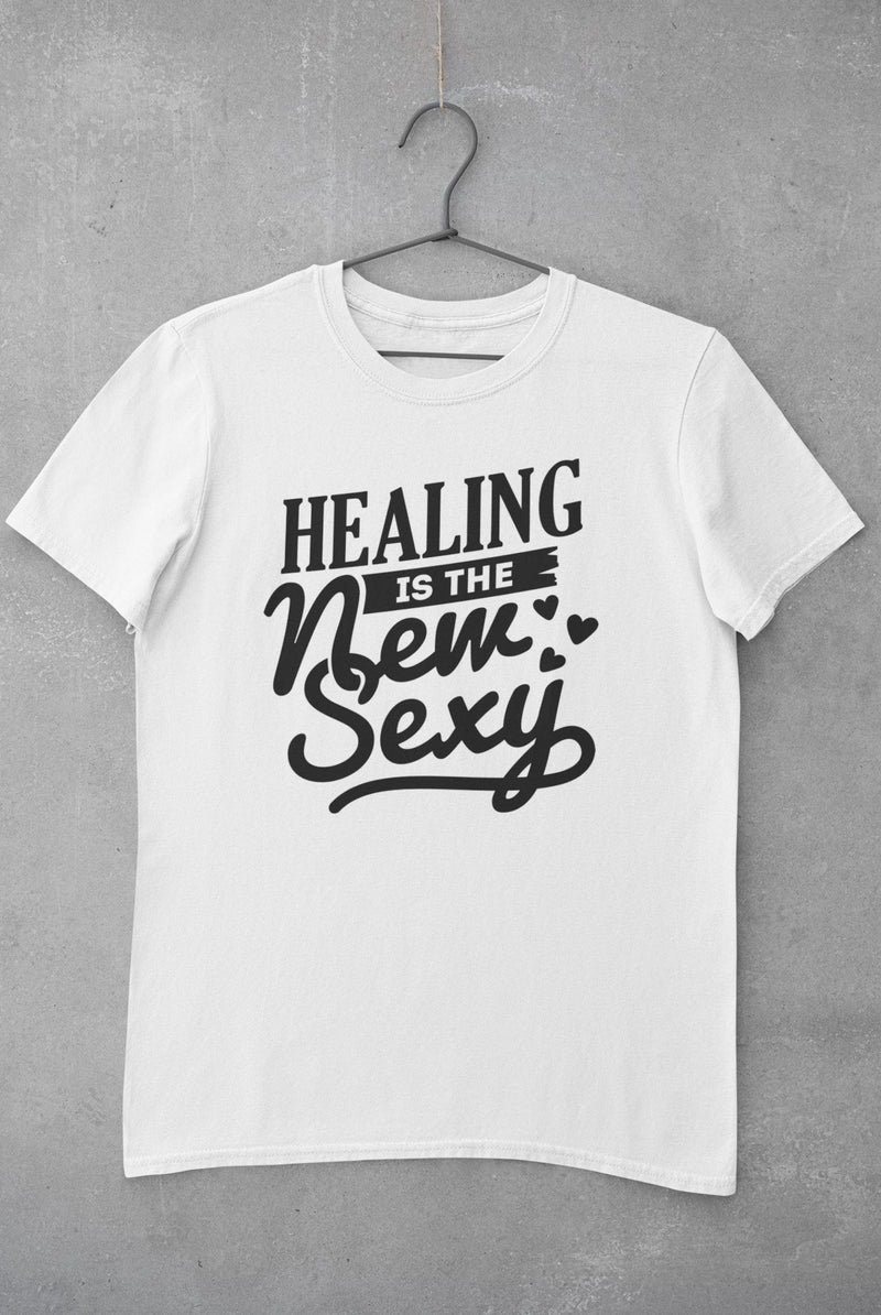Healing Is The New Sexy Unisex T-Shirt Lifestyle by Suncera