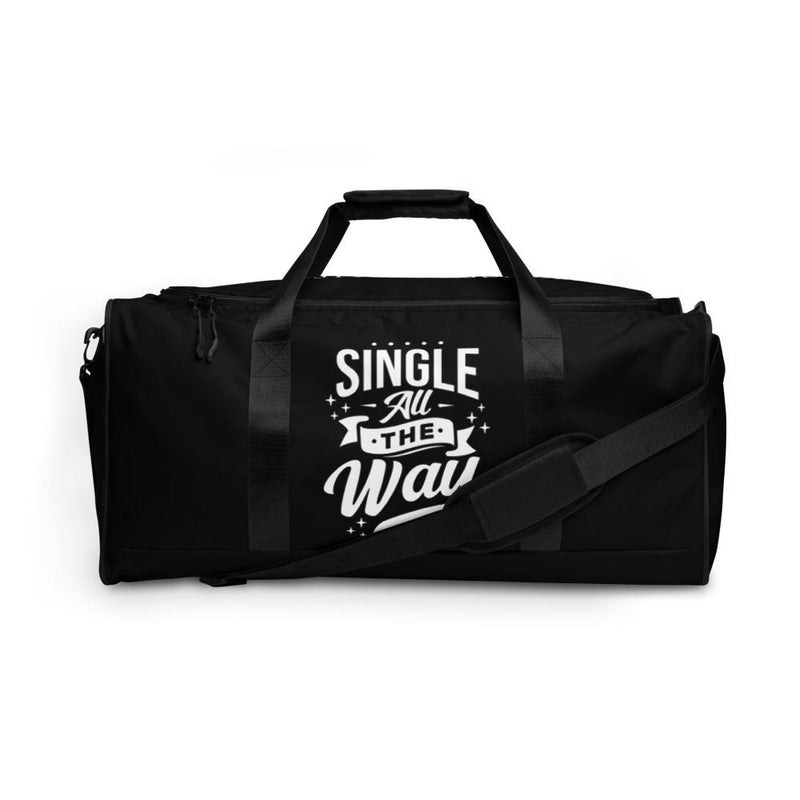 Single All The Way Black Duffle Bag Lifestyle by Suncera