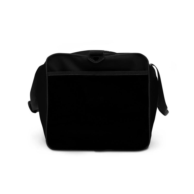 Subtlety Isn't My Strong Suit Black Duffle Bag Lifestyle by Suncera
