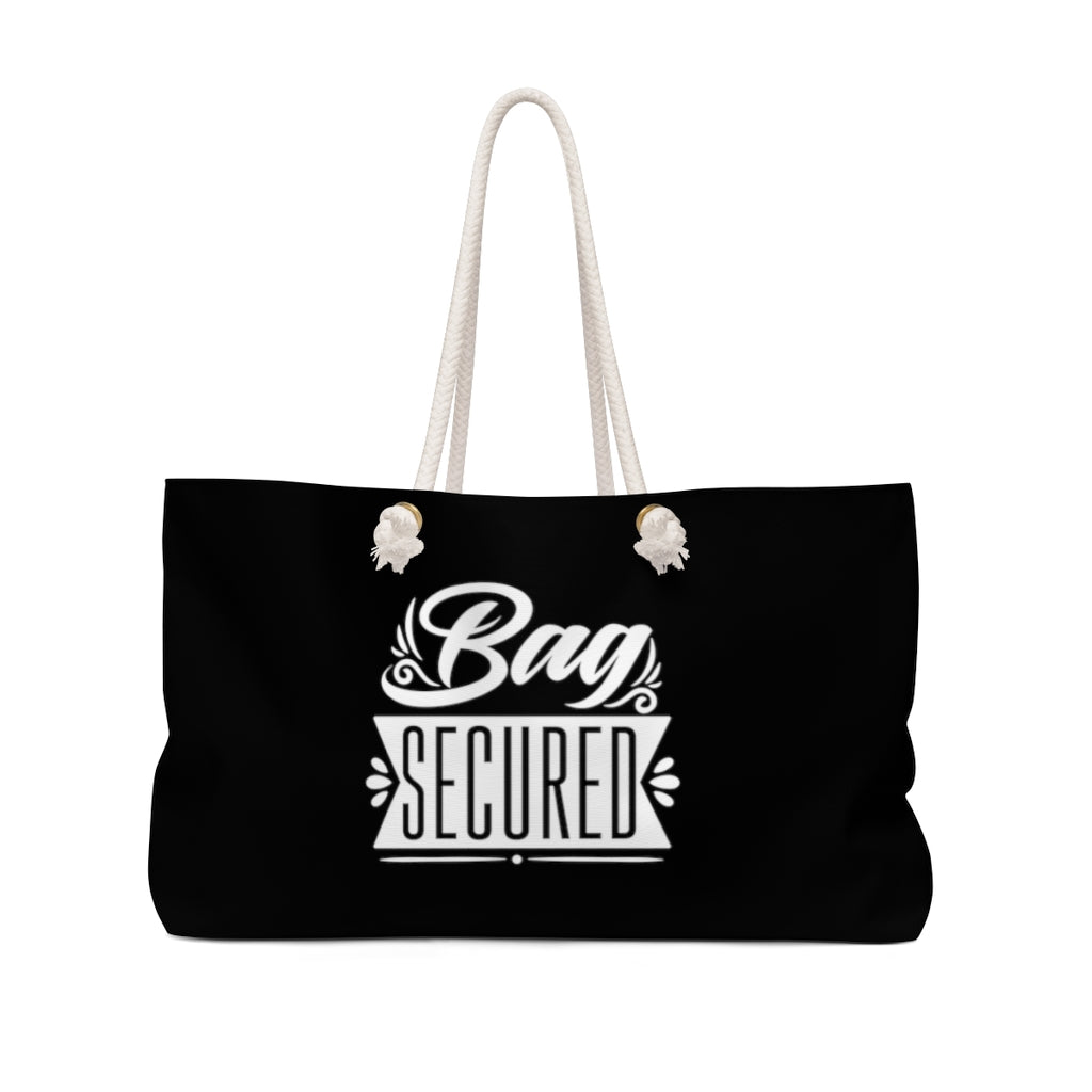 Bag Secured Black Weekender Bag Lifestyle by Suncera