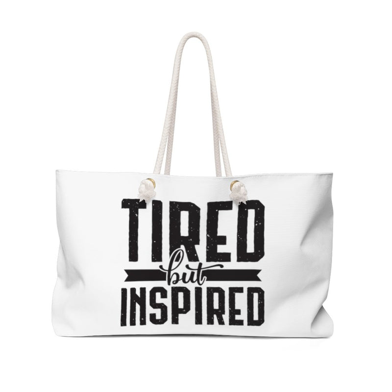 Tired But Inspired Weekender Bag Lifestyle by Suncera